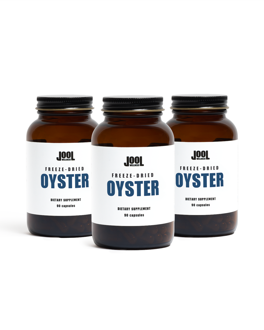 Freeze-Dried Oyster Capsules 3-Pack
